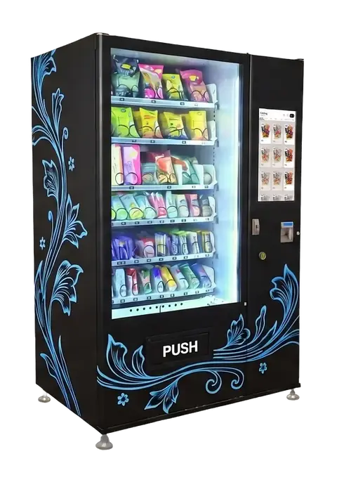 Black Vending Machine